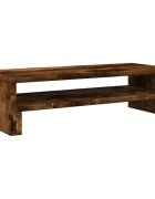 vidaXL füstös tölgy színű szerelt fa monitorállvány 54 x 22 x 15 cm