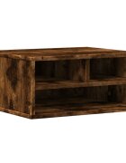 vidaXL füstös tölgy színű szerelt fa nyomtatóállvány 49 x 40 x 225 cm
