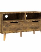 vidaXL füstös tölgy színű szerelt fa TV-szekrény 90 x 40 x 485 cm