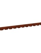 vidaXL Fűszegélyezés 20 db 102 x 4 x 4 cm Időjárásálló Acél Rozsdás
