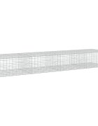 vidaXL Gabion 35 mm dróttal és 5x10 cm-es hálóval 400x100x50 cm