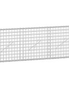 vidaXL Gabion 5 mm Dróttal és 5x5 cm Rácsos 150x10x50 cm