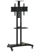 vidaXL görgős TV-állvány 32"-70" képernyőhöz max VESA 600x400 mm 60 kg