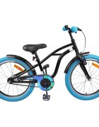 vidaXL Gyerek Bicikli 18 Hüvelyk 5-7 éves korig Fekete