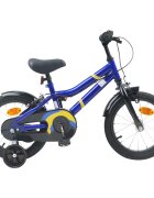 vidaXL Gyerekbicikli 16 Hüvelyk 4-6 éves korig Kék és Fekete