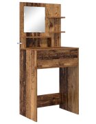 vidaXL Hálószobai Öltözködő Asztalok Antik Fa 60 x 395 x 135 cm