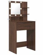 vidaXL Hálószobai Öltözködő Asztalok Barna Tölgy 80 x 396 x 135 cm