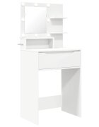 vidaXL Hálószobai Öltözködő Asztalok Fehér 60 x 395 x 135 cm