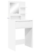 vidaXL Hálószobai Öltözködő Asztalok Fehér 60 x 395 x 135 cm