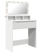 vidaXL Hálószobai Öltözködő Asztalok Fehér 80 x 395 x 135 cm