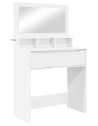 vidaXL Hálószobai Öltözködő Asztalok Fehér 80 x 396 x 135 cm