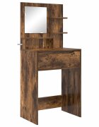 vidaXL Hálószobai Öltözködő Asztalok Füstös Tölgy 60 x 395 x 135 cm