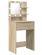 vidaXL Hálószobai Öltözködő Asztalok Sonoma Tölgy 60 x 395 x 135 cm