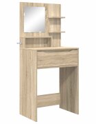vidaXL Hálószobai Öltözködő Asztalok Sonoma Tölgy 60 x 395 x 135 cm