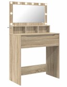 vidaXL Hálószobai Öltözködő Asztalok Sonoma Tölgy 80 x 395 x 135 cm