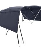 vidaXL háromágú bimini tető oldalfalakkal 183 x (185-198) x 137 cm
