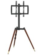 vidaXL háromlábú TV-tartó 37"-65" képernyőhöz max VESA 400x400mm 40 kg