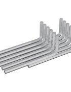 vidaXL Hatos Kulcs 2118 db Ezüst 22 x 66 mm Acél