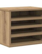 vidaXL Íróasztali rendező Artisan tölgy 36 x 26 x 295 cm Szerelt Fa