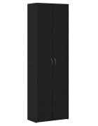 vidaXL Irodai szekrény Fekete tölgy 60 x 32 x 190 cm Szerelt Fa