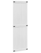 vidaXL Istállóajtó CORONA 70 x 210 cm Tömör Fenyőfa Fehér