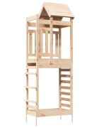 vidaXL Játék Torny Barna 525 x 85 x 238 cm Tömör fenyőfa