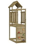 vidaXL Játék Torny Barna 53 x 1105 x 214 cm Szilárd Impregnált Fa