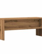 vidaXL kĂ©zmĹ±ves tĂ¶lgy szĂ­nĹ± szerelt fa TV-szekrĂ©ny 100x40x40 cm