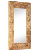 vidaXL kĂ©zzel faragott tĂ¶mĂ¶r mangĂłfa tĂĽkĂ¶r 80 x 50 x 25 cm