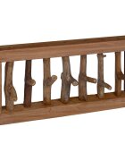vidaXL Kabát Kampó Természetes 50 x 10 x 25 cm Tömör Mahagóni Fa