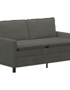 vidaXL Kanapé Sötétszürke 156 x 81 x 875 cm Szövet