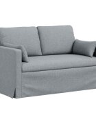 vidaXL Kanapé Világosszürke 139 x 78 x 80 cm szövet