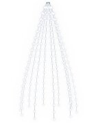 vidaXL Karácsonyfa fények 180 LED Hideg fehér 180 cm
