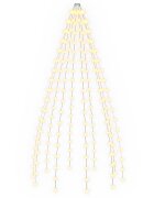 vidaXL Karácsonyfa fények 180 LED Meleg fehér 180 cm