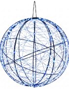 vidaXL Karácsonyi csúcsdísz világítás 500 LED Kék Átmérő 40 x 42 cm