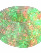 vidaXL Karácsonyi LED fénykábel 120 LED Piros & Zöld 5 m