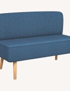 vidaXL kék szövetkanapé 117 x 555 x 77 cm