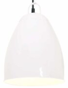 vidaXL kerek fehér ipari függőlámpa 25 W 32 cm E27