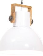 vidaXL kerek fehér ipari függőlámpa 25 W 40 cm E27