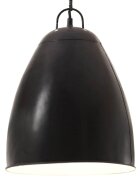 vidaXL kerek fekete ipari függőlámpa 25 W 32 cm E27