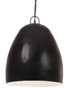 vidaXL kerek fekete ipari függőlámpa 25 W 42 cm E27