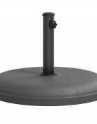 vidaXL kerek napernyőtalp rúdhoz Ø32/35/38 mm 25 kg