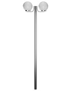 vidaXL kerti lámpaoszlop 2 burával 220 cm