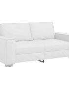 vidaXL Kétszemélyes kanapé Fehér 180 cm Műbőr