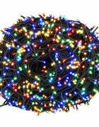 vidaXL Kétszínű karácsonyi fényfüzér 400 LED Többszínű 40 m