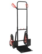 vidaXL Kézikocsi Fekete és piros 645 x 495 x 114 cm Acél