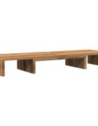 vidaXL kézműves tölgy szerelt fa állítható monitorállvány 80x24x105cm