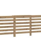vidaXL kézműves tölgy szerelt fa radiátorburkolat 205 x 215 x 835 cm