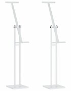 vidaXL Kiállító Állvány 2 db Fehér 265 x 265 x 150 cm Acél