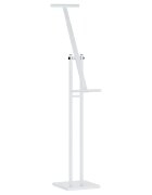 vidaXL Kiállító Állvány Fehér 265 x 265 x 150 cm Acél